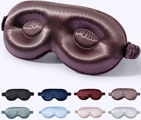 3D 100% 22mm Silk Adjustable Sleep Mask
